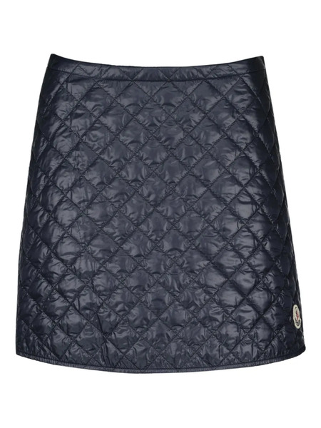  Moncler Quilted Mini Skirt - Blue 