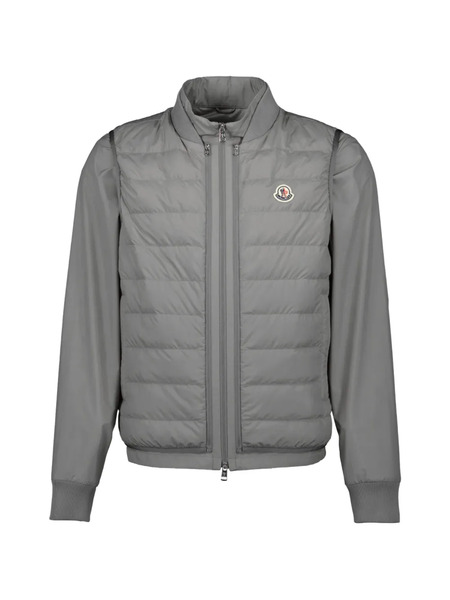  Moncler Removable Vest Coat - Grey 