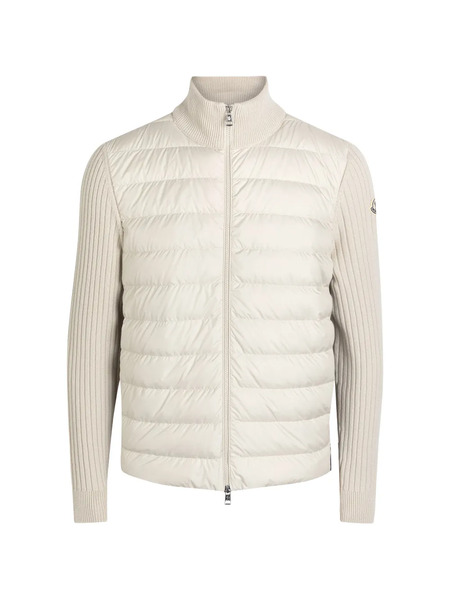  Moncler Ribbed Padded Jacket - Neutrals 