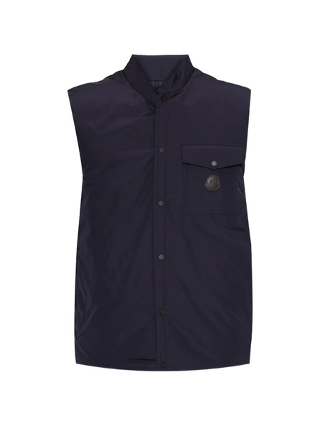  Moncler Sahel Buttoned Pocket Gilet - Blue 