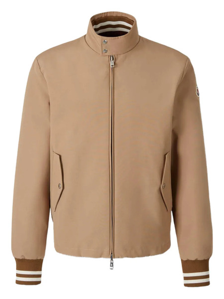  Moncler Striped 'prieure' Jacket - Neutrals 