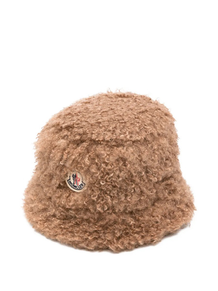  Moncler Teddy Bucket Hat - Brown 