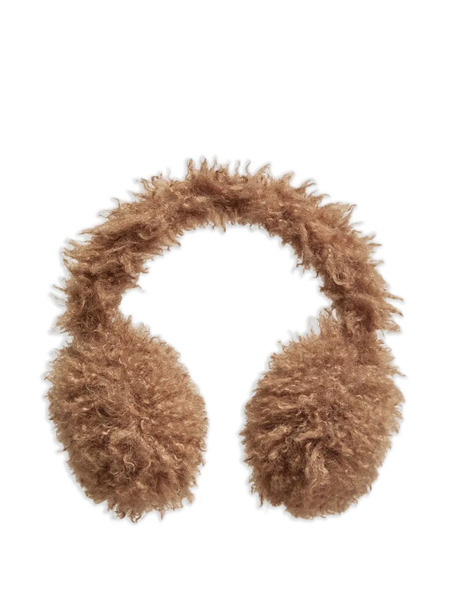  Moncler Textured Earmuffs - Brown 
