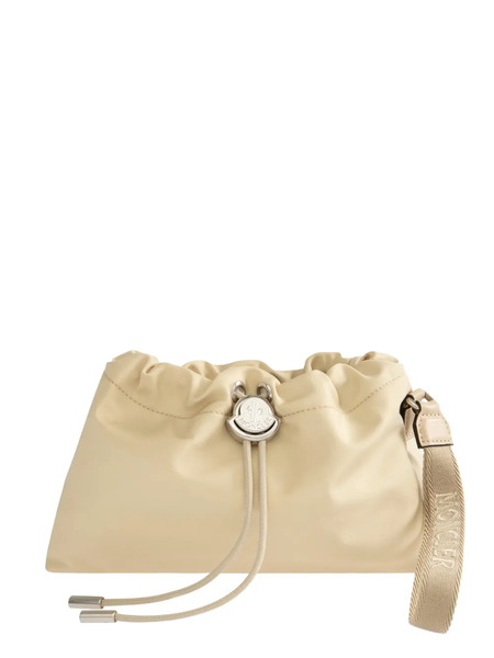  Moncler Trick Drawstring Logo Mini Bag - Neutrals 