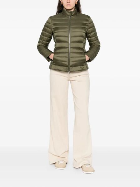  Moncler Two-pocket Puffer Coat - Green 