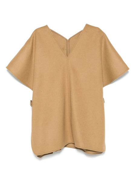  Moncler Wool-blend Poncho - Brown 