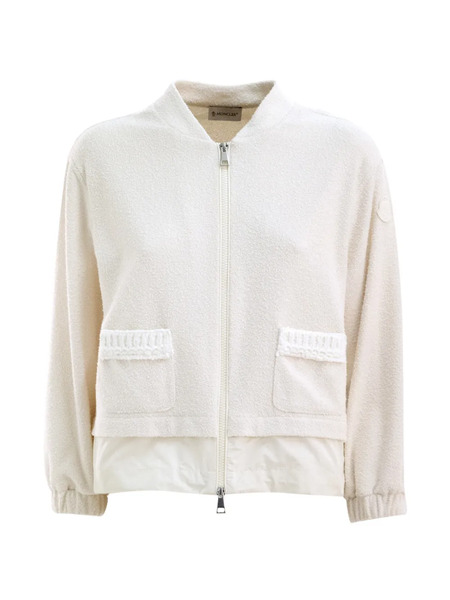  Moncler Zip-fastening Cardigan - Neutrals 