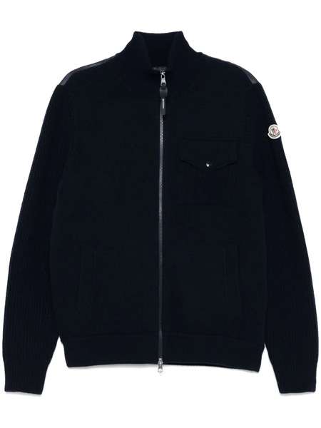 Moncler Zip-up Cardigan - Blue 