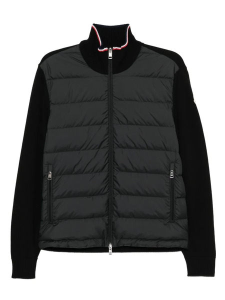 Moncler Zipped Padded Jacket - Black 