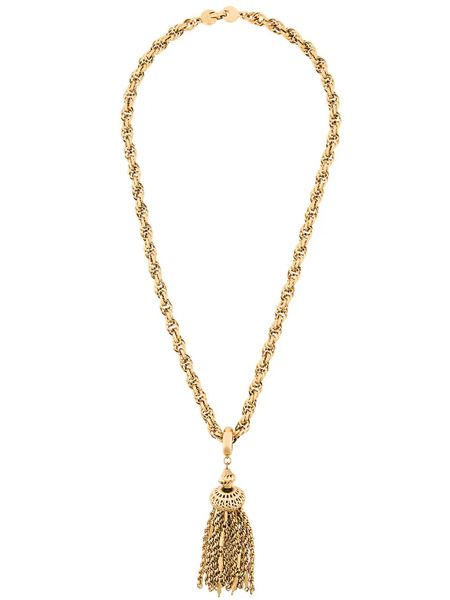  Monet Pre-owned 1970s Tassel Pendant Necklace - Metallic 