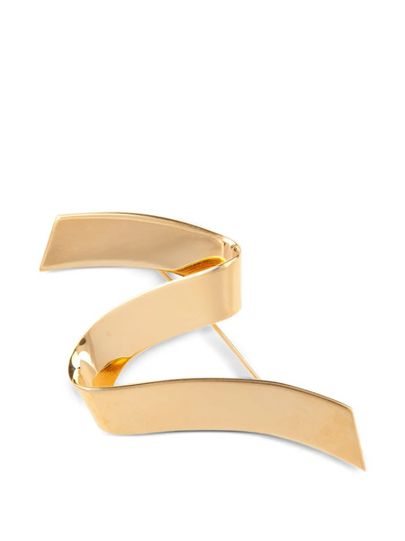  Monet Pre-owned Zigzag Brooch - Gold 