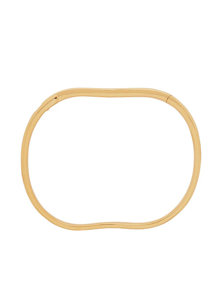  Monica Vinader Alta Capture Charm Bangle - Gold 