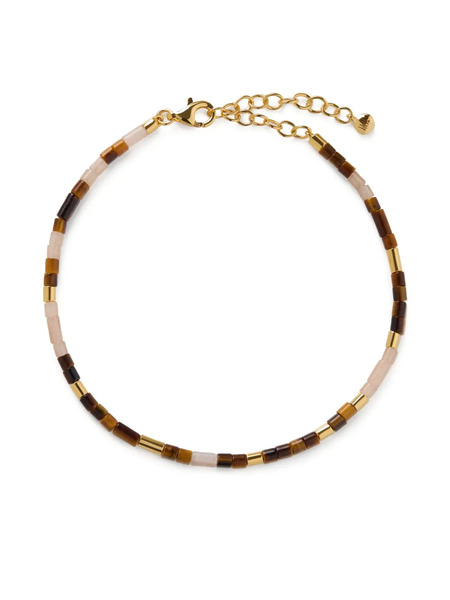  Monica Vinader Delphi Multi Gemstone Bracelet - Brown 