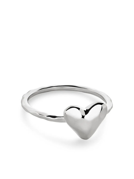  Monica Vinader Heart Stacking Ring - Silver 