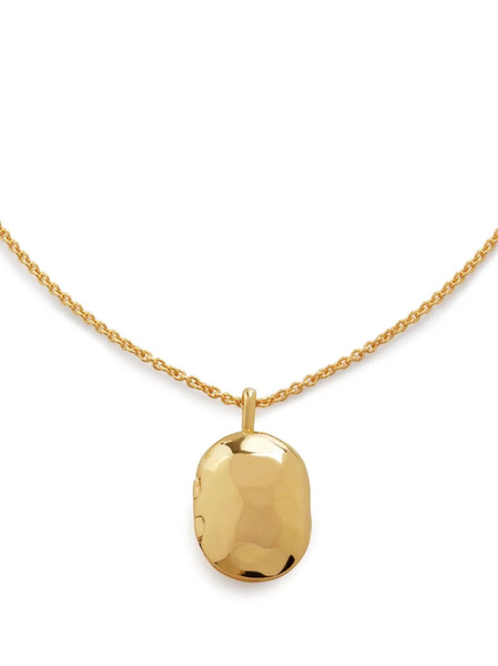  Monica Vinader Mini Locket Adjustable-length Necklace - Gold 