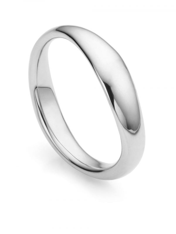  Monica Vinader Nura Reef Stacking Ring - Silver 