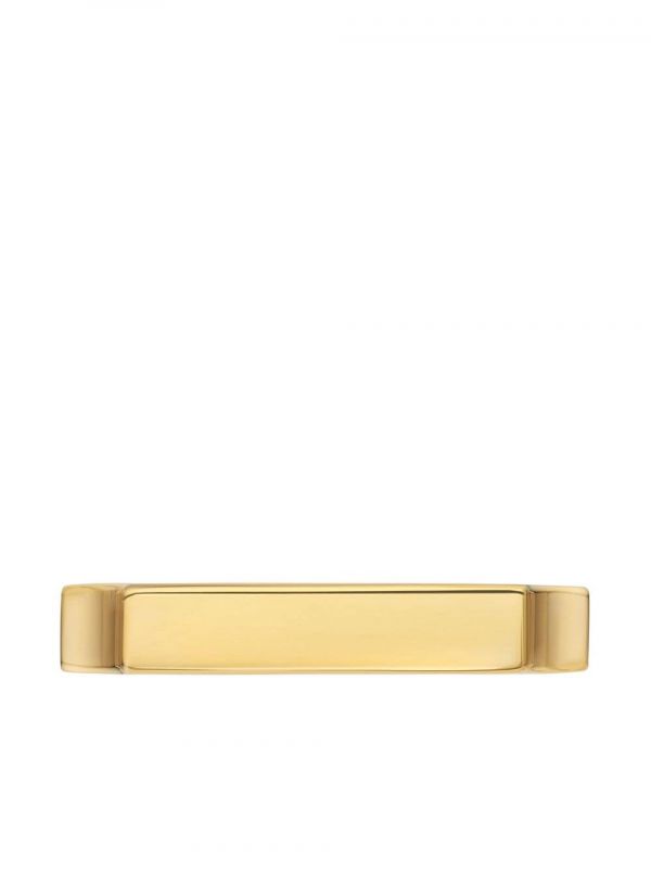  Monica Vinader Signature Flat Top Ring - Gold 