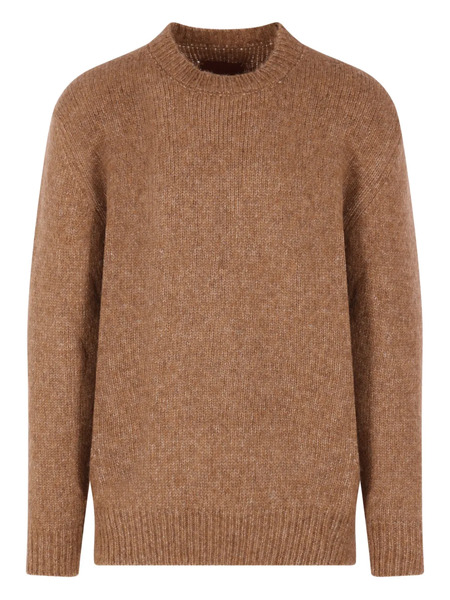  Monitaly Crew-neck Sweater - Brown 