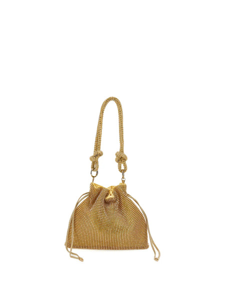  Monnalisa Embellished Drawstring Bag - Gold 