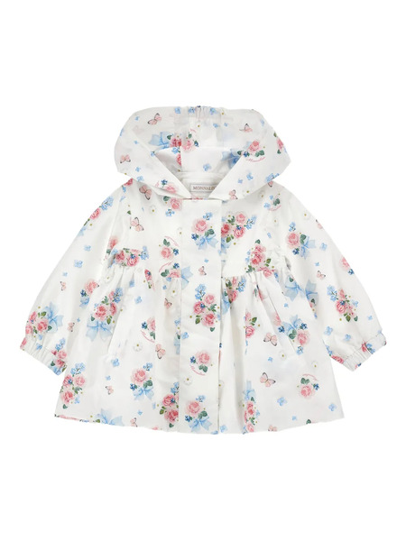  Monnalisa Floral-pattern Jacket - White 