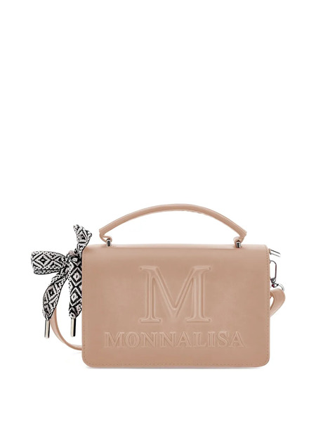  Monnalisa Logo-embossed Shoulder Bag - Neutrals 
