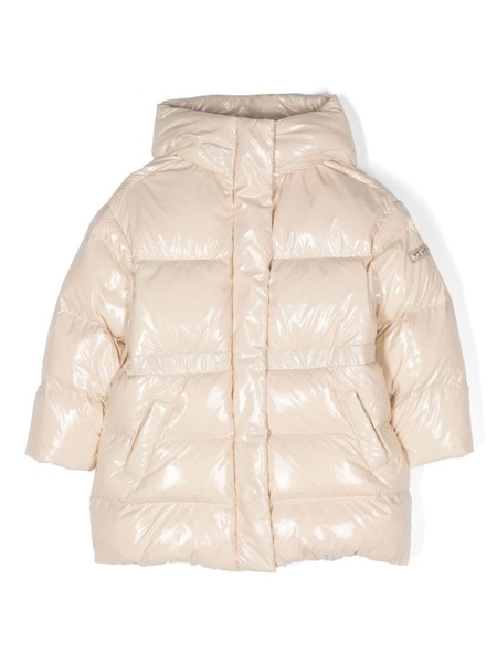  Monnalisa Long Padded Jacket - Neutrals 