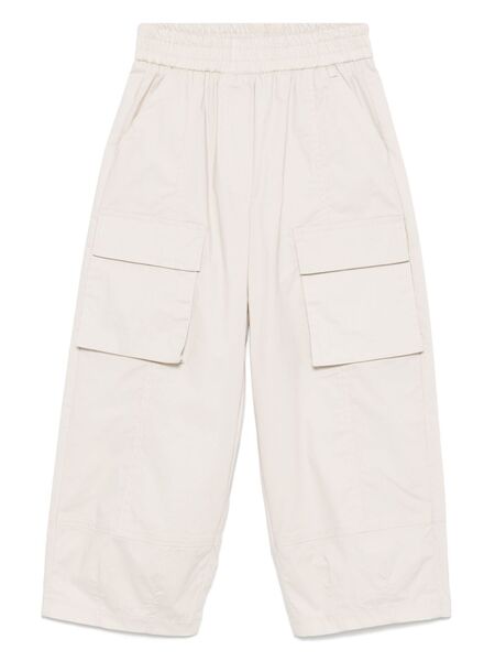  Monnalisa Panelled Cargo Pants - Neutrals 