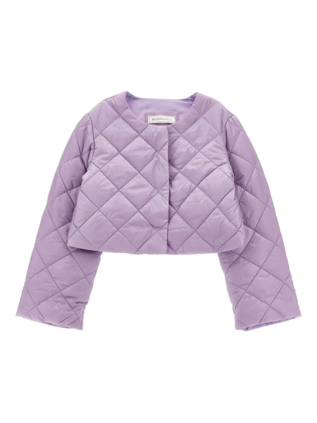  Monnalisa Quilted Jacket - Purple 