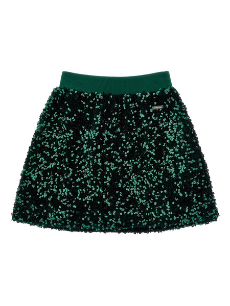  Monnalisa Sequinned Skirt - Green 