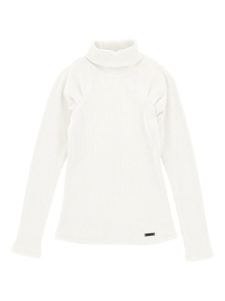  Monnalisa Turtleneck Sweater - White 