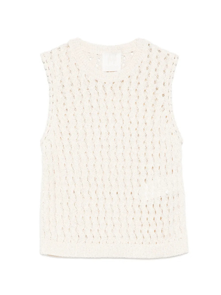  Monochrome Memiro Openwork Tank Top - Neutrals 