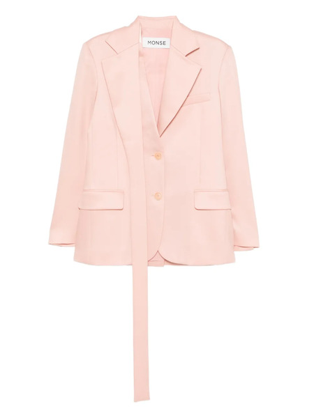  Monse Deconstructed Lapel Blazer - Pink 