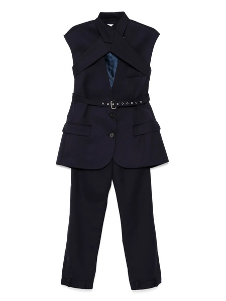  Monse Deconstructed Tailored Trousers - Blue 