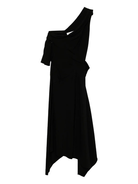  Monse Draped Dress - Black 