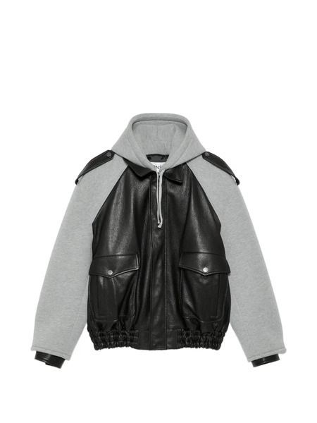  Monse Hybrid Bomber Jacket - Black 
