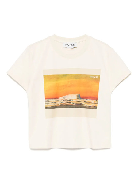 Monse Postcard T-shirt - Neutrals 