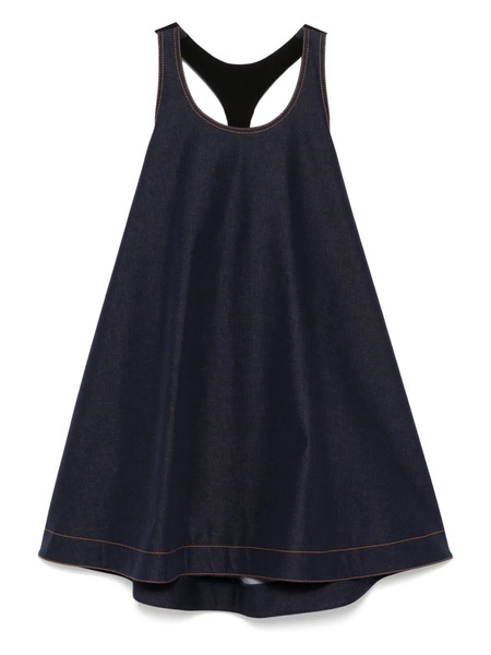  Monse Racerback Boxy Mini Dress - Blue 