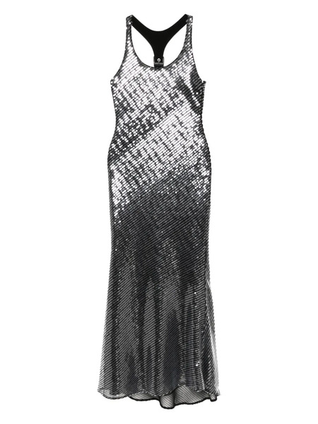  Monse Sequin Harness Dress - Black 