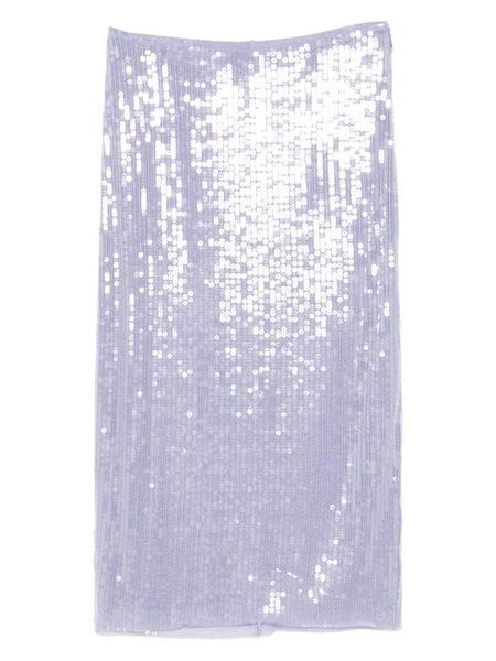  Monse Sequinned Pencil Skirt - Purple 