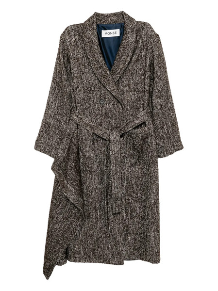  Monse Shawl-lapel Double-breasted Coat - Brown 