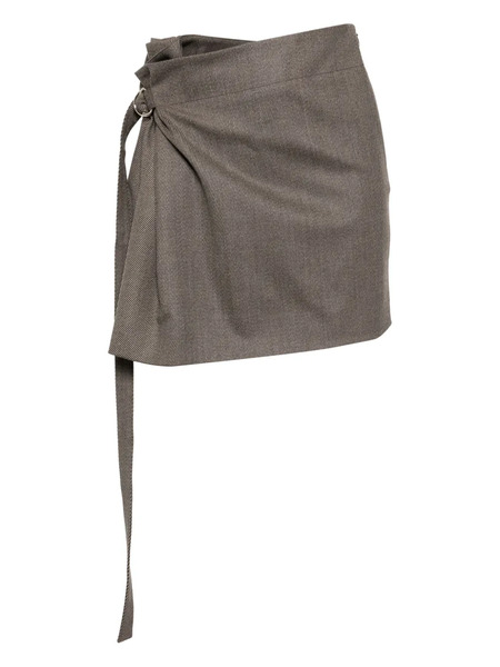  Monse Striped Skirt - Neutrals 