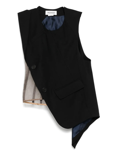  Monse Tailored Top - Black 