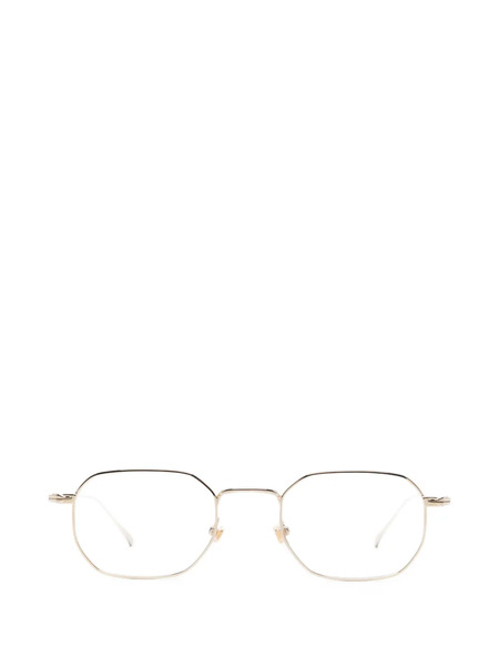  Montblanc Geometric Frame Glasses - Gold 