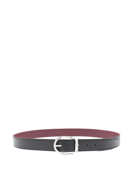  Montblanc Leather Belt - Black 