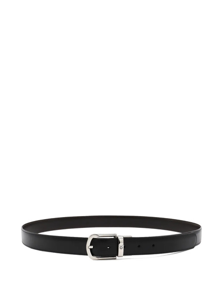  Montblanc Logo-detail Belt - Black 
