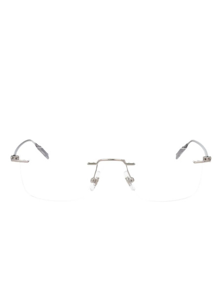  Montblanc Mb0431o Rectangle-frame Glasses - Grey 