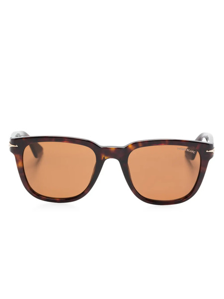  Montblanc Mb0302s Sunglasses - Brown 
