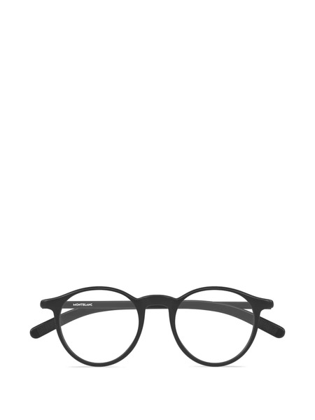  Montblanc Round-frame Glasses - Black 