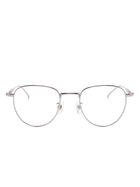  Montblanc Round-frame Glasses - Silver 