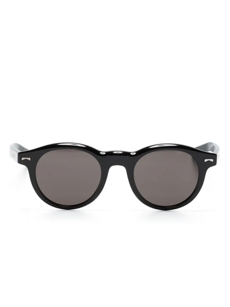  Montblanc Round-frame Sunglasses - Black 